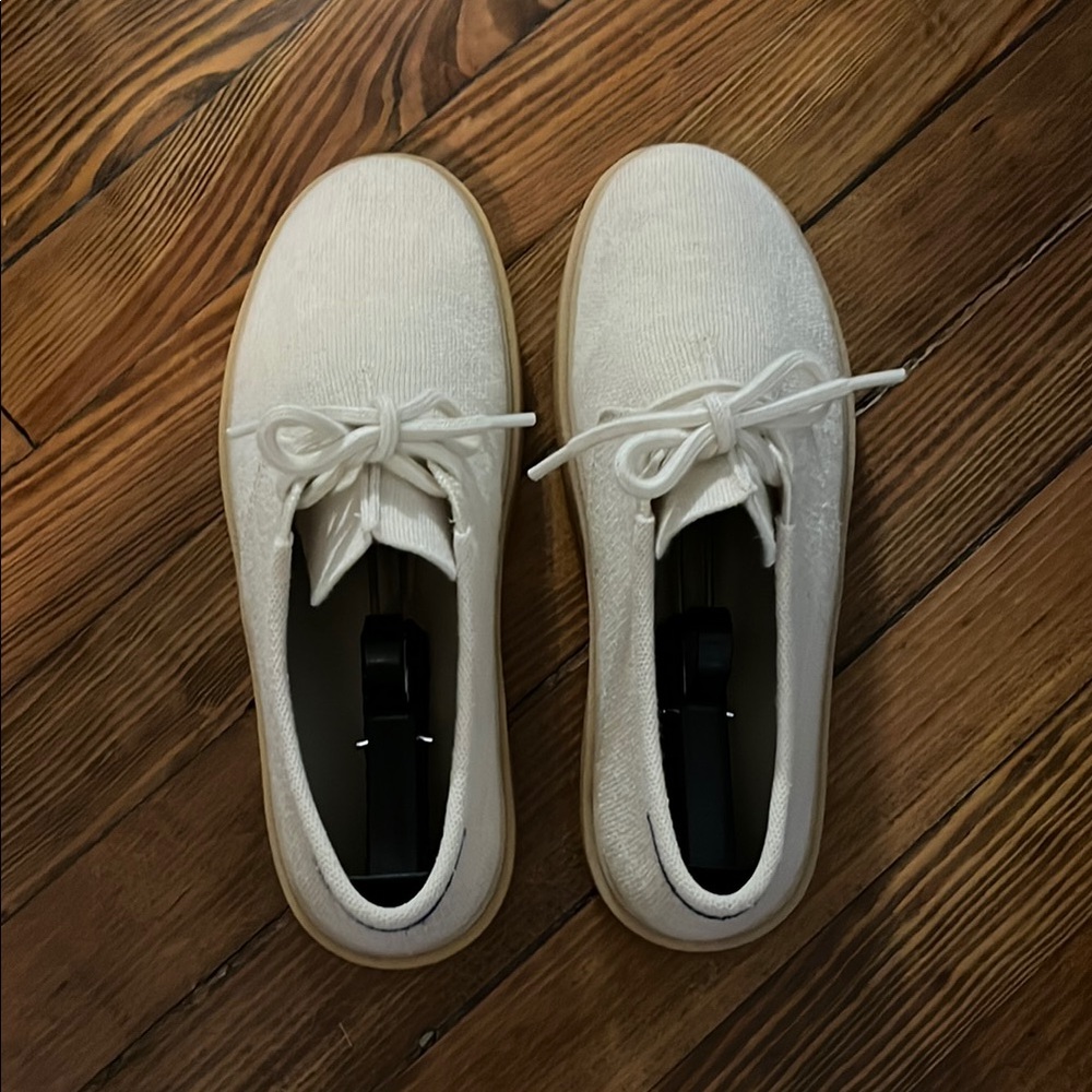 Rothy's White Knit Sneakers (Monty)